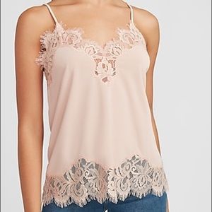 Express Lace Trim V-Neck Cami